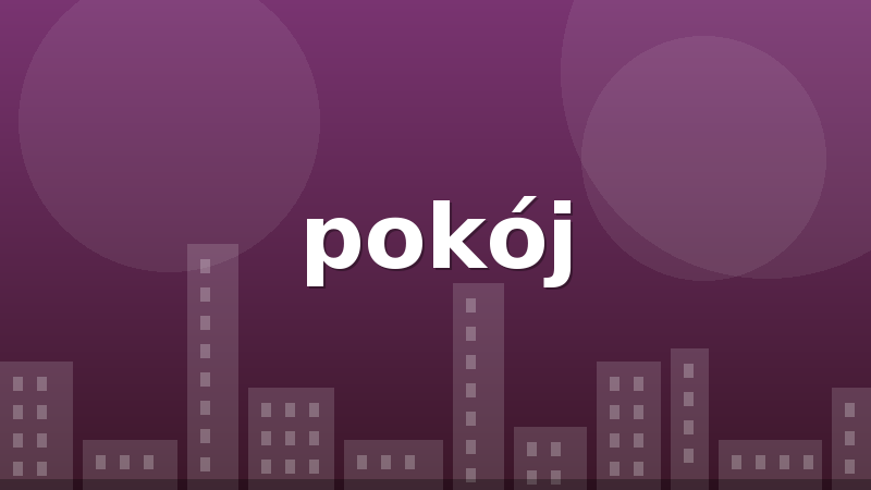 pokój