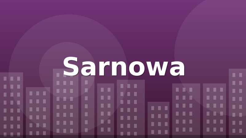 Sarnowa